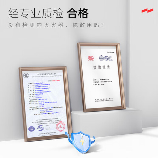 Yuanbang water-based fire extinguisher car fire extinguisher car home fire extinguisher environmentally friendly water-based type can extinguish electric fires 980ml car and home dual-use best-selling model