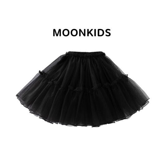 moonkids女童蓬蓬裙2025新款裙子秋季tutu裙儿童秋装半身裙宝宝秋装小女孩 套装【9921短袖+4403粉色】 130 cm