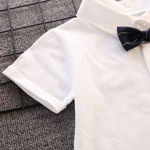 Disney (Disney) Little Boy Suit Summer Baby Dress de banquete de 1 año Spring and Autumn 2 Weekly Clothing Beld and Child Birthday Gentleman Set White Forred VERTICAL Strap 90 Sugerir 85cm