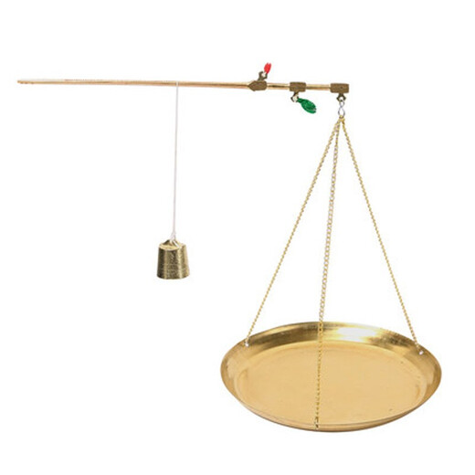 Chendao traditional Chinese medicine scale, imitation copper small scale, medicinal material scale, gram scale, traditional Chinese medicine old-fashioned scale, copper-plated scale, 500g disc (ordinary model)