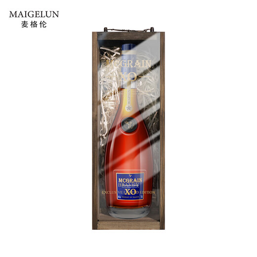 McGlenn Französisch importierten ausländische Wein xo Brandy Spirituosen 40 Grad Holzkasten 700 ml 1 Flasche
