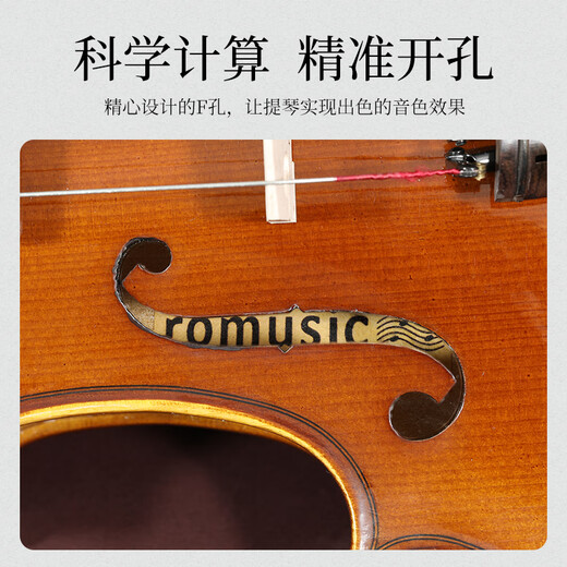 Romusic fait à la main le classement de violon en bois massif à la main