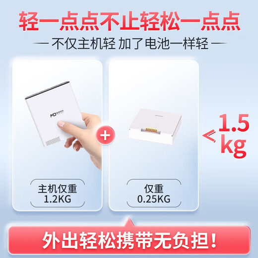 German brand official direct sales Medhart outdoor travel mini portable oxygen concentrator for the elderly and pregnant women car-mounted small oxygen inhaler plateau oxygen machine breathing all-in-one machine recommended for travel only 1.2kg 5 liters lightweight 95% oxygen concentration