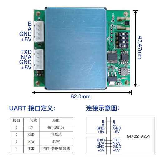 
Fusion test 7-in-1 air quality pm2.5 formaldehyde TVOC carbon dioxide PM10 temperature and humidity CO2 sensor monitoring instrument M-702B with RS485 communication