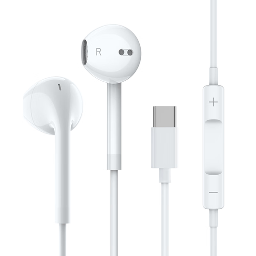 【万单爆款】耳机有线入耳式高音质typec接口适用于vivo小米oppo圆孔耳塞 Type-c扁口/不支持苹果ipad/电脑