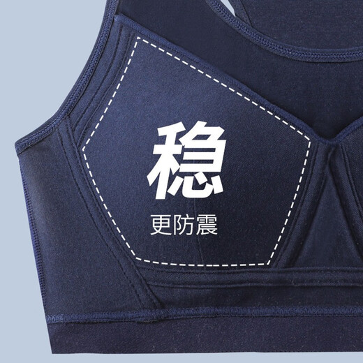 俞兆林（YUZHAOLIN）高中学生内衣女青春发育期少女孩文胸防震薄款初中生大胸显小胸罩 9215白色 1件 XL 85（100-115斤）