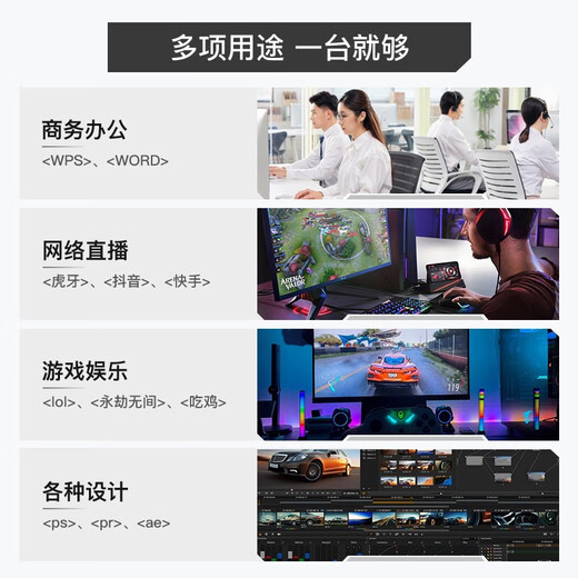 Gigabyte Family Bucket 12-issue interest-free AMD Ryzen R7 7800/9800X3D+9070XT/5070TI/5080 e-sports game console desktop machine thousands of frames e-sports configuration two 9800X3D cardless configuration