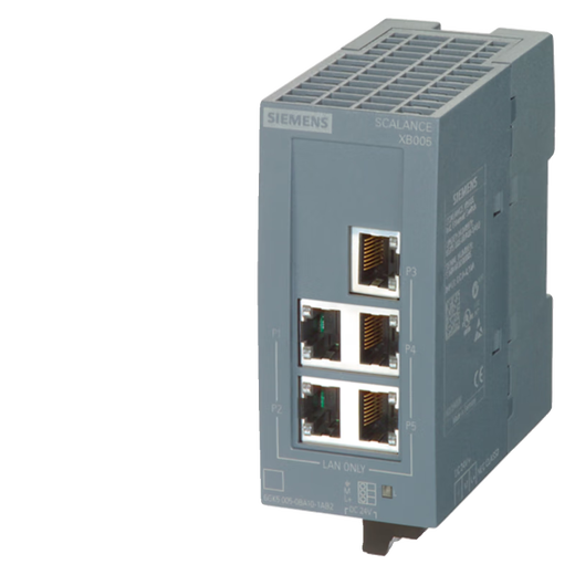 Siemens (SIEMENS) XB008/5/8-port industrial Ethernet switch 6GK5008/5005-0BA/10/00-1AB2 6GK5008-0BA10-1AB2