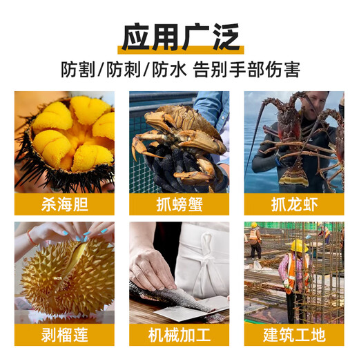 安必达A698橡胶劳保手套浸胶带胶皮工地干活工作耐磨防水 【24双】防水星FN888-旗舰款 均码