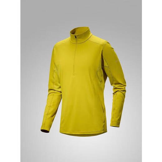 Arc'teryx (ARC TERYX) RHO HYBRID 1/2 ZIP men's warm, breathable and comfortable half-zip inner long-sleeved T-shirt Lampyre XL