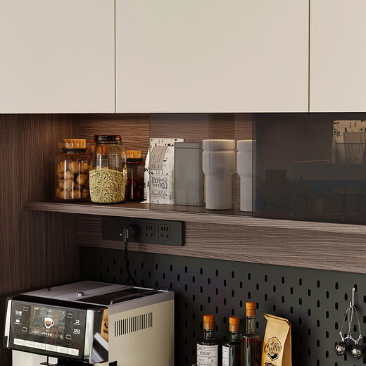 Lin's Home Italian minimalist sideboard storage cabinet integrated wall cabinet wine cabinet living room restaurant cupboard storage tableware TV1T