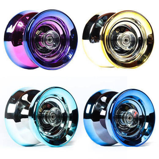 HKGX Yoyo Kinderspielzeug Special Yoyo Live Sleep Automatic Swing Yoyo Eintrag für Anfänger -Jungen 2 Modelle der Lügenlegierung [Blazing Red Forest Green]