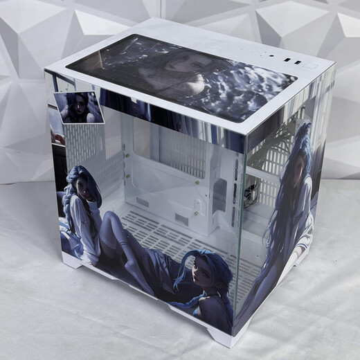 Wanjia Gu Yongzhe Standard Edition 360 Computer Case 360 Water-cooled Sea View Room Pure White Long Graphics Card Side Transparent Dustproof Gu Yongzhe Standard Edition Jinx 06 Single Case (can only be used with MATX or ITX motherboards)