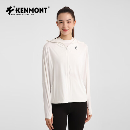 Kenmont卡蒙防晒衣女新款夏防紫外线宽松显瘦防晒服骑行外套女装KM-6198 KM-6198/裸粉色 均码