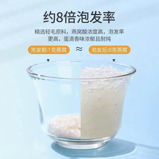 孕妇燕窝干盏特级进口溯源天然干燕窝印尼马来中老年送产妇送礼盒 9A溯源码10g燕碎(赠石蜂糖)
