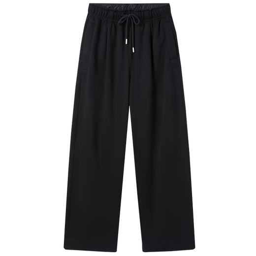 Pantalones casuales de mierda para hombres de otoño e invierno versátil colgando sueltos cómodos pantalones rectos de pierna ancha 4873 negros l