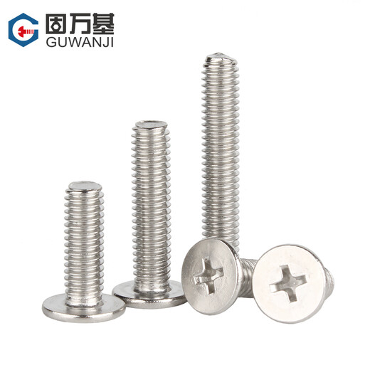 Guwanji 304 stainless steel thin flat head screws CM cross recessed flat head screws notebook digital machine screws M2x3x4 100 pieces