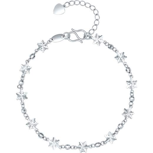 Saturday Fortune PT950 platinum bracelet for women, winter intention, birthday gift B0712784, about 3.58g 16+3cm
