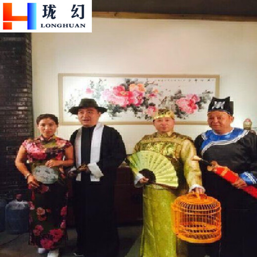 Longhuan New Produkt Republic of China-Stil Herren-Top-Hut Shanghai Xu Wenqiang Retro Schwarzer englischer Jazz-Jazz-Top-Hut Männer und Frauenbühne.