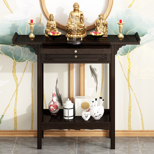 Frau Jius neuer chinesischer Tisch -Tisch -Weihrauch -Tisch -Weihrauchtisch im Wohnzimmer Weihrauchtisch in Guan Gong, Gott des Reichtums, Buddha -Statue, Buddha -Tabelle, Tribute Tabelle 688 Style 66 Long Porch Table