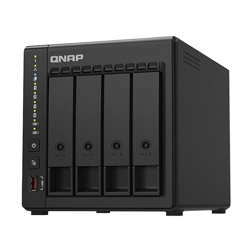 威联通（QNAP）TS-464C2 四核心处理器8G内存16Tnas网络存储服务器内置双M.2插槽手机扩容