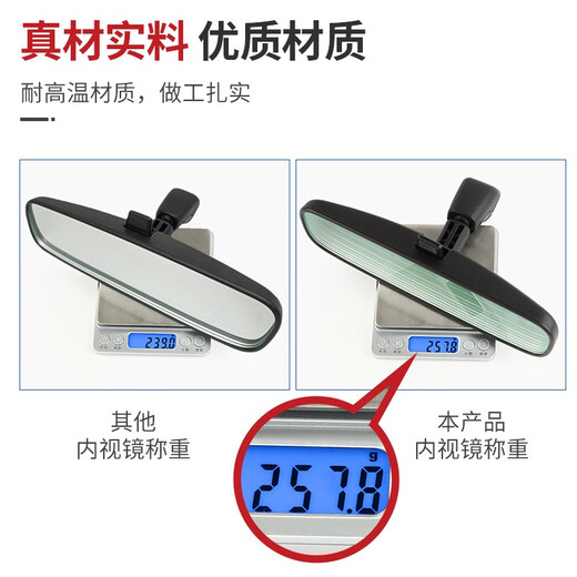 
CMD Nissan Sylphy Tiida X-Trail Teana Sunshine Qashqai Venucia Car Indoor Interior Rearview Mirror Assembly Anti-Dark Liwei/X-Trail/Junyi/X-Trail [with Anti-Dark]
