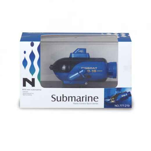 Kabaso sous-marin de drone à distance de télécommande, petite mini-télécommande sous-marin de navigation modèle de plongée électrique pour enfants, sous-marin à six en suspension, configuration standard officielle