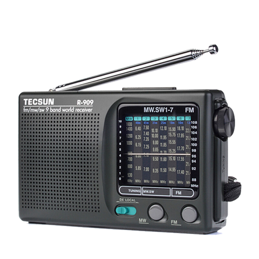 Tecsun R-909 Tecsun radio full-band semiconductor multi-band portable radio for the elderly AC and DC universal outdoor radio Tecsun R-909