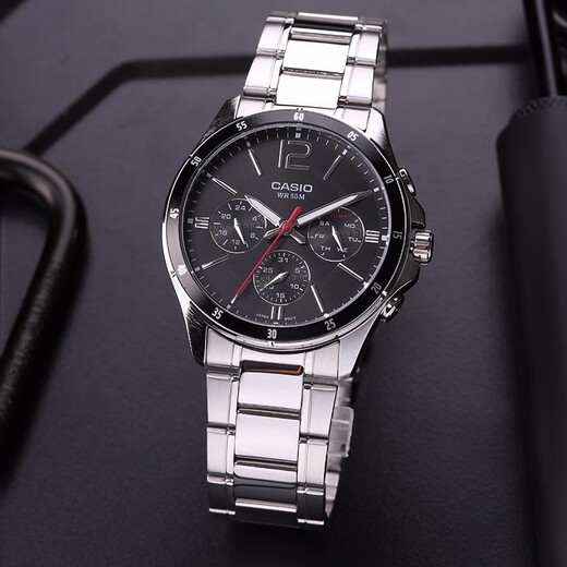 CASIO pointer series waterproof fashion simple business quartz men's watch Valentine's Day gift for boyfriend MTP-1374D-1A