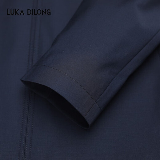 Luca Dilon шерстяная легкая роскошная весенне-осенняя тонкая одежда в стиле ретро шерстяная деловая мужская классическая куртка с лацканами темно-синяя 2XL 54