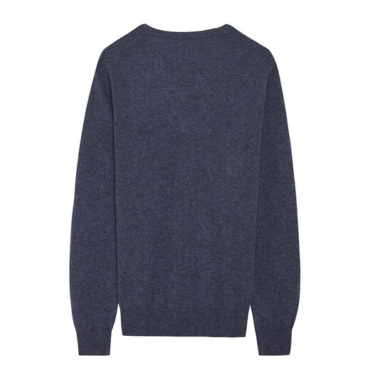 
Snow Lotus Pure Cashmere Sweater Autumn and Winter New Men's V-neck Pullover Solid Color Warm European and American Base Shirt Knitted Sweater Y601 110
