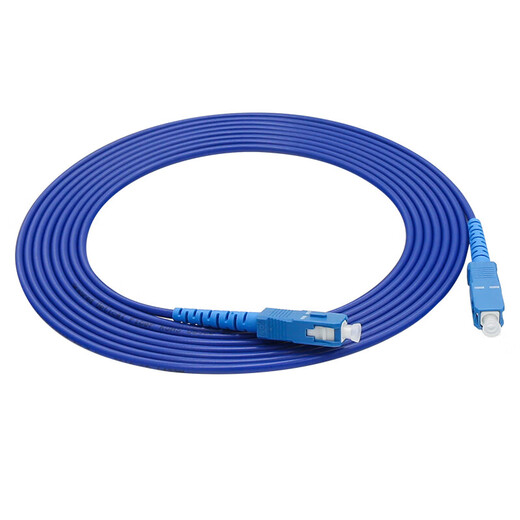 Armored optical fiber jumper SC to LC-FC-ST rat-proof and tensile single-mode single-core 10M/30/50m pigtail extension Telecom-grade armored single-mode single-core LC-ST 100m