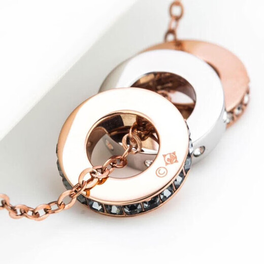 Swarovski (SWAROVSKI)Swarovski HINT simple modern stacked and mixed clavicle chain rose gold plated-handbag not included 5353666