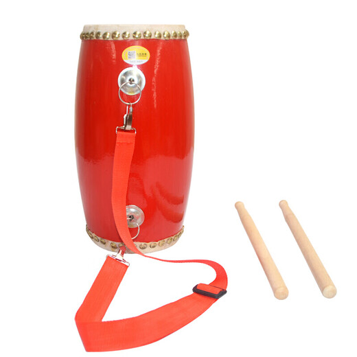 
Ma's legendary children's waist drum 12cm children's instruments Cowhide waist drum dance drum doll yangko dance waist drum instruments