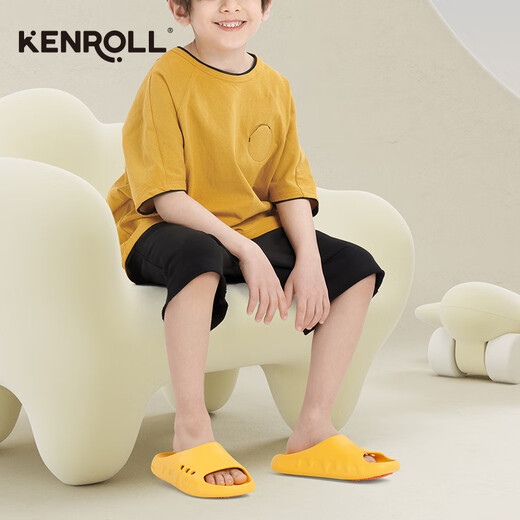 KENROLL科柔儿童专业防滑拖鞋居家浴室无味男女童洗澡凉拖