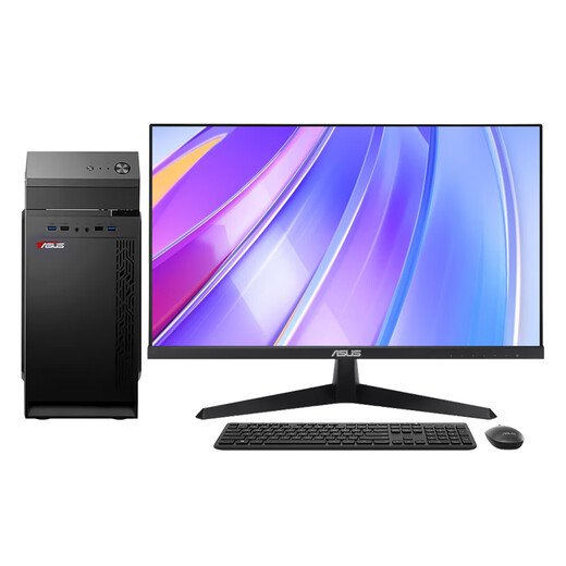 ASUS Graphics Workstation I7 Designer Special Graphic Design CAD Drawing 3D Modélisation Rendu UG ART Video Édition Dual Drive Drive Desktop Assembly Host Configurer 914th Generation I7 / 32G D4 / RTX5060 Hôte + moniteur de 27 pouces