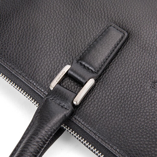 Aokang men's business portable briefcase first-layer cowhide shoulder cross-body computer bag birthday gift for boyfriend and husband