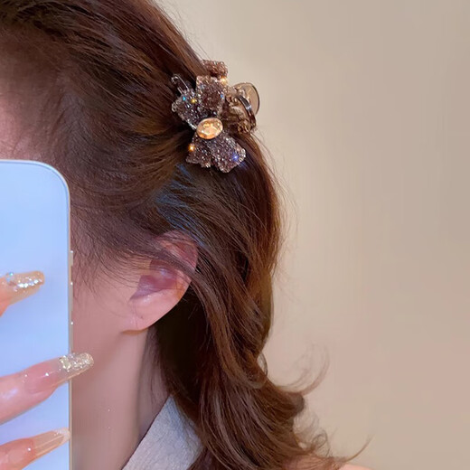 Xiang Wan hairpins 2 high-end bow hairpins, feminine bangs hairpins, small grabbers, female side hairpins, hair accessories