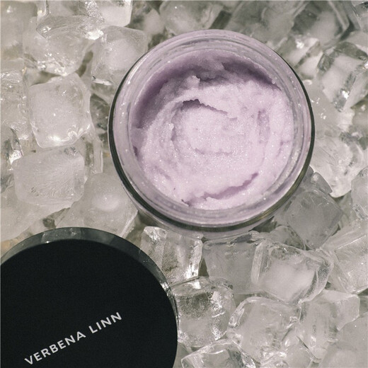 Verbena Linn Scrub Ice Cream Body VL Bath Salt Sea Salt Rub Mud Treasure Whole Body Hand Fragrance Moisturizing Gift for Men and Women 300g 1 Can PP02 Lime Taimang