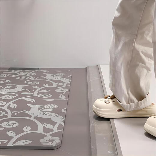 Fantasy Island bathroom sunken slate shower board bath shower room anti-slip stone bathroom wet and dry separation partition foot pedal customized Luye Wizard area 0.8 3-piece set with stone base