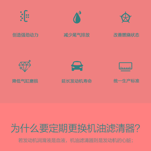 驾驰/THINKAUTO 汽车配件机油滤清器 机滤 机油滤芯 机油格 FI6210