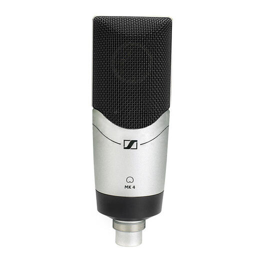 Sennheiser Sennheiser MK4 Large Diaphragm Condenser Microphone Professional Recording Studio Live Singing Microphone Internet Celebrity Anchor Sound Card Set Audiobook Novel Dubbing Equipment Recording Model MK4+Focus SOLO4 Sound Card