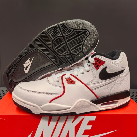 耐克（NIKE）篮球鞋男鞋夏季新款防滑耐磨缓震休闲鞋透气运动鞋BQ4212-100 FD9928-101复古白红 40.5
