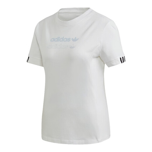 阿迪达斯 （adidas）三叶草女装 新款运动服透气半袖短袖T恤 DW3892 FM2488 XL 40