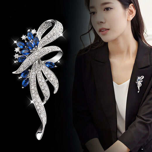 Wind Valley Bird Corsage Brooch 2024 New Fashion Accessories Feminine Luxurious Versatile Personality Exquisite Coat Pin 03