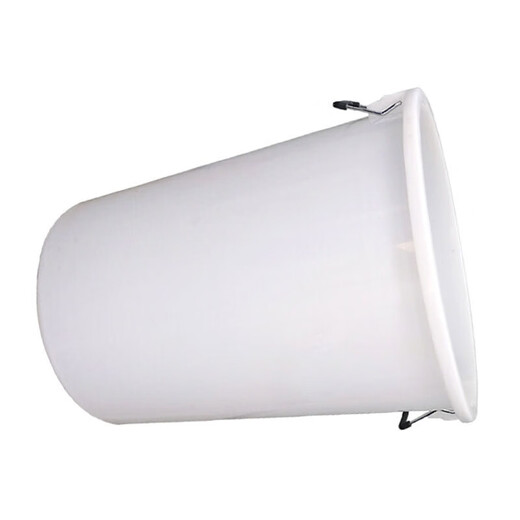 Xingyun large plastic drum round storage bucket large capacity hotel kitchen trash can outdoor white without lid filled with water about 65Jin Jin equals 0.5kg industrial product thickened