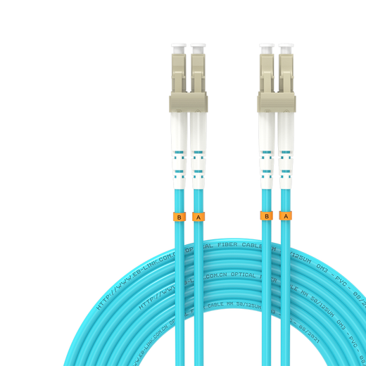 EB-LINK 电信级LC-LC铠装OM3万兆多模双芯10G光纤跳线OM4双工尾纤防鼠咬抗拉抗压 铠装万兆多模双芯OM3 15米