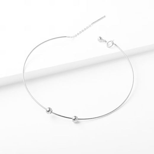 Yan's new 925 sterling silver ultra-fine bracelet with adjustable length, fashionable and versatile wearable bead bracelet, gold transfer beads, gold style