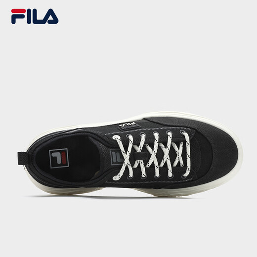 Zapatos de hombres oficiales de Fila Rock Rock Modern Canvas Zapatos 2024 Summer NUEVO Moda Zapatos informales zapatos Sports Black-Bk 41