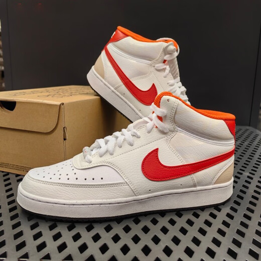 耐克（NIKE）【现货】Nike COURT  MID 经典复古百搭休闲潮流板鞋 CD5466-101 FD9926-161  白红 42